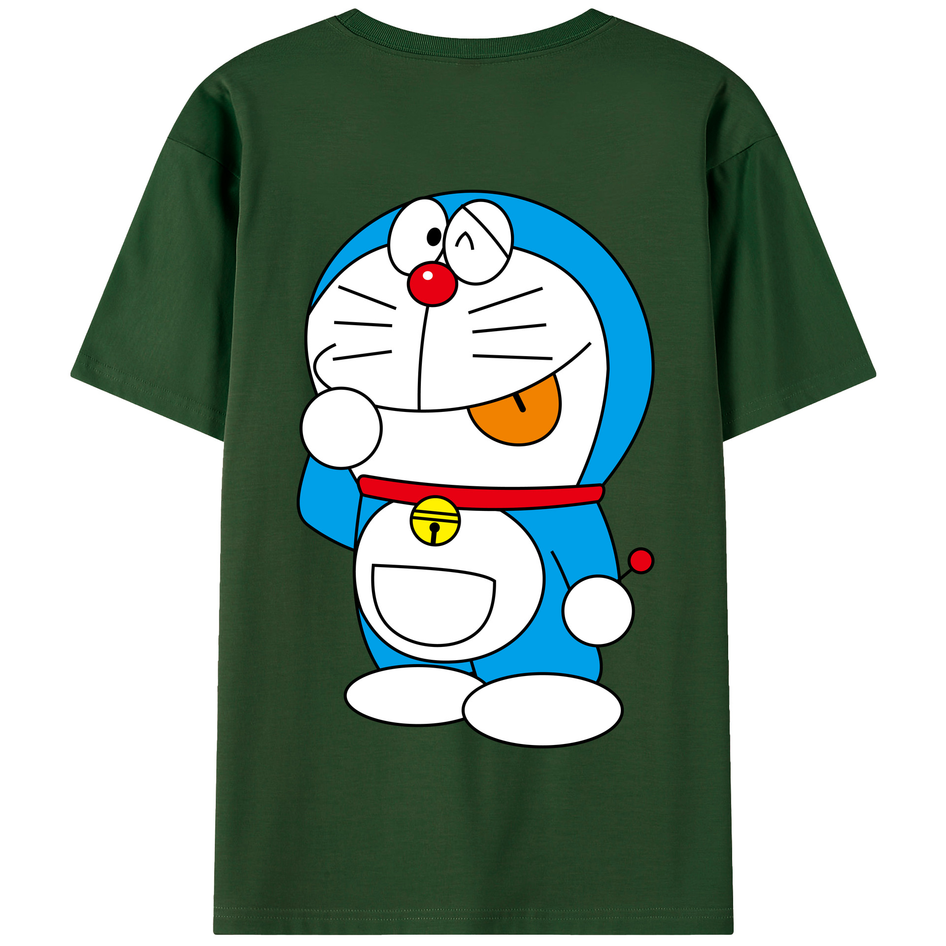 （画像用） ドラえもん Doraemon 綿100％半袖Tシャツ（背面プリント）